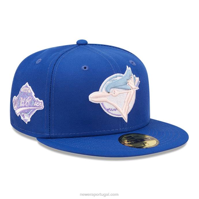 FFTN1267 New Era toronto blue jays mlb nightbreak team blue 59fifty boné ajustado