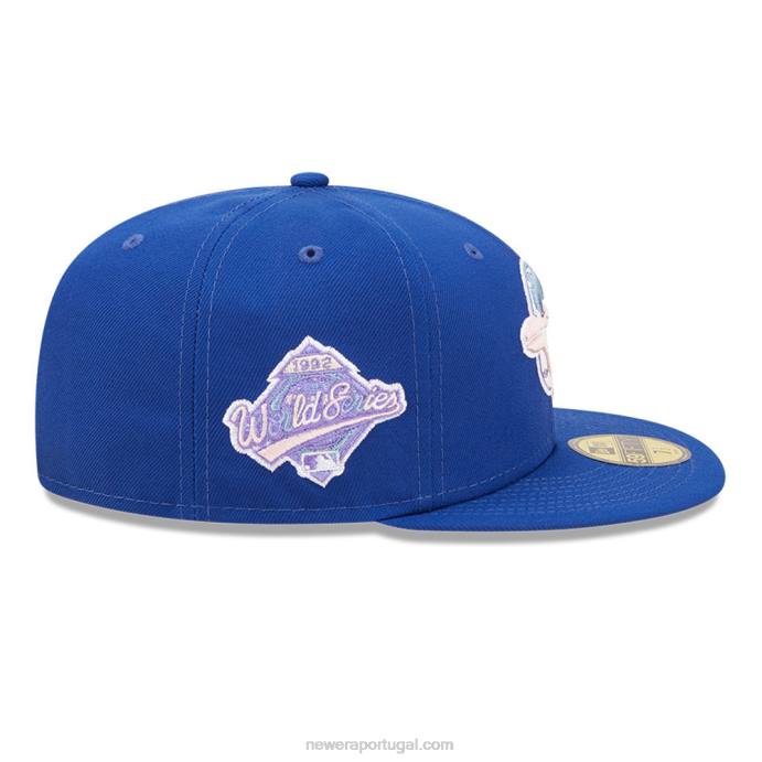 FFTN1267 New Era toronto blue jays mlb nightbreak team blue 59fifty boné ajustado