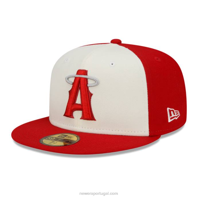 FFTN1268 New Era boné la angeles mlb city connect vermelho 59fifty