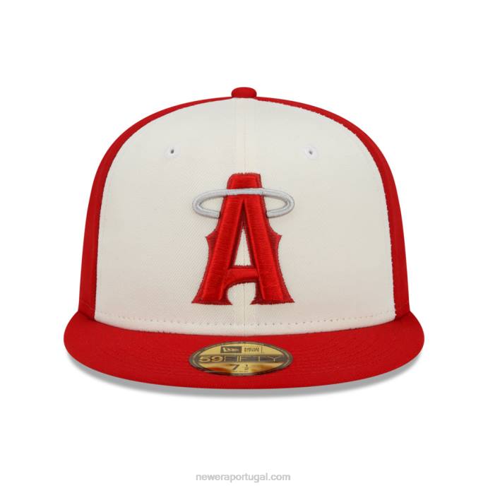 FFTN1268 New Era boné la angeles mlb city connect vermelho 59fifty