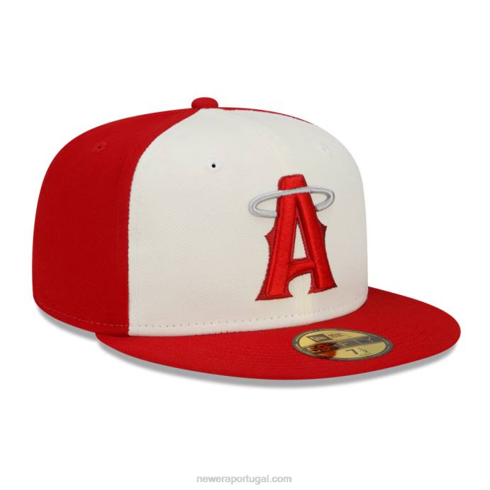FFTN1268 New Era boné la angeles mlb city connect vermelho 59fifty