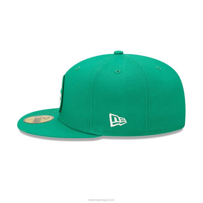 FFTN1269 New Era new york jets nfl sideline 2022 boné verde 59fifty ajustado