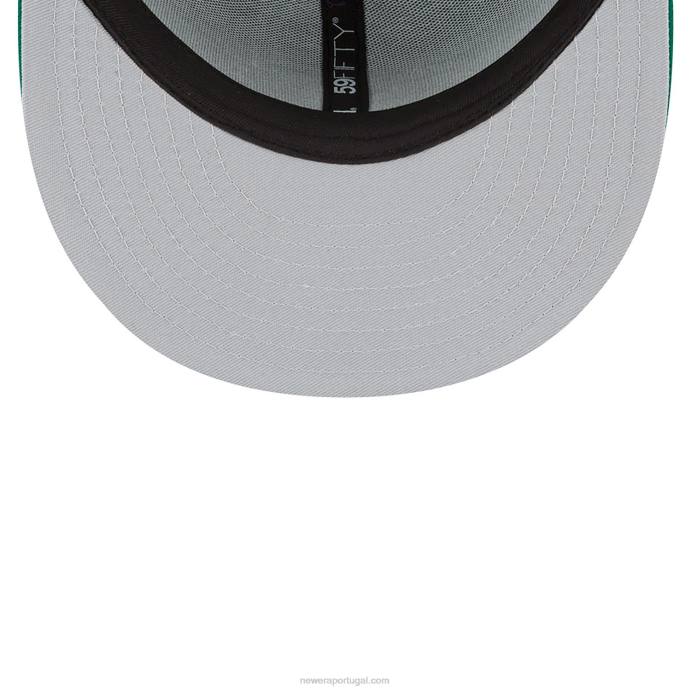 FFTN126 New Era boston celtics nba x marvel hulk boné verde 59fifty