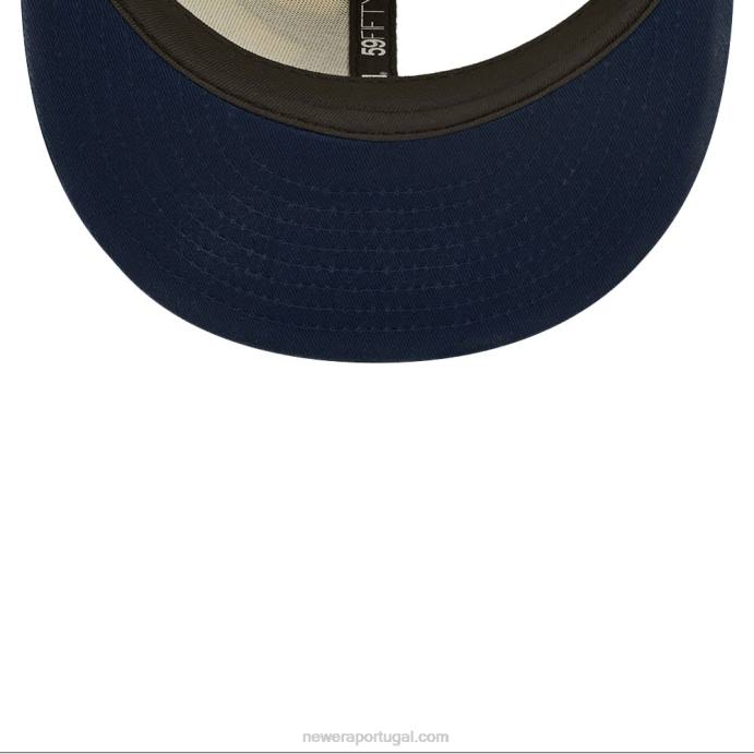 FFTN1270 New Era dallas cowboys nfl sideline 2022 boné branco 59fifty ajustado