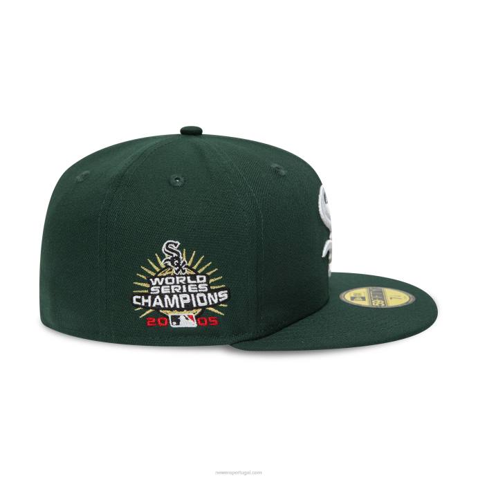 FFTN1275 New Era chicago white sox 2005 world series boné verde escuro 59fifty