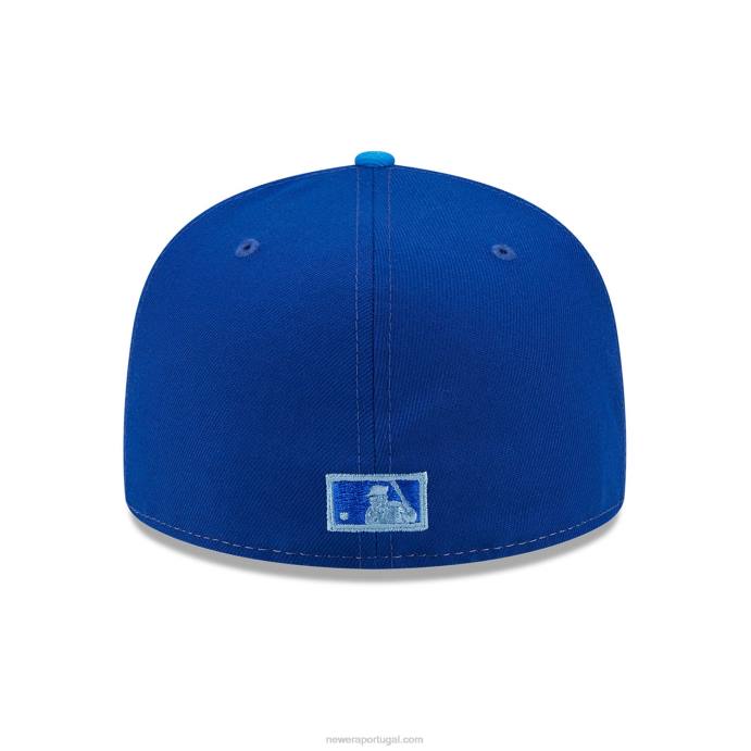 FFTN1276 New Era Boné Seattle Mariners Tri Tone Team Blue 59Fifty