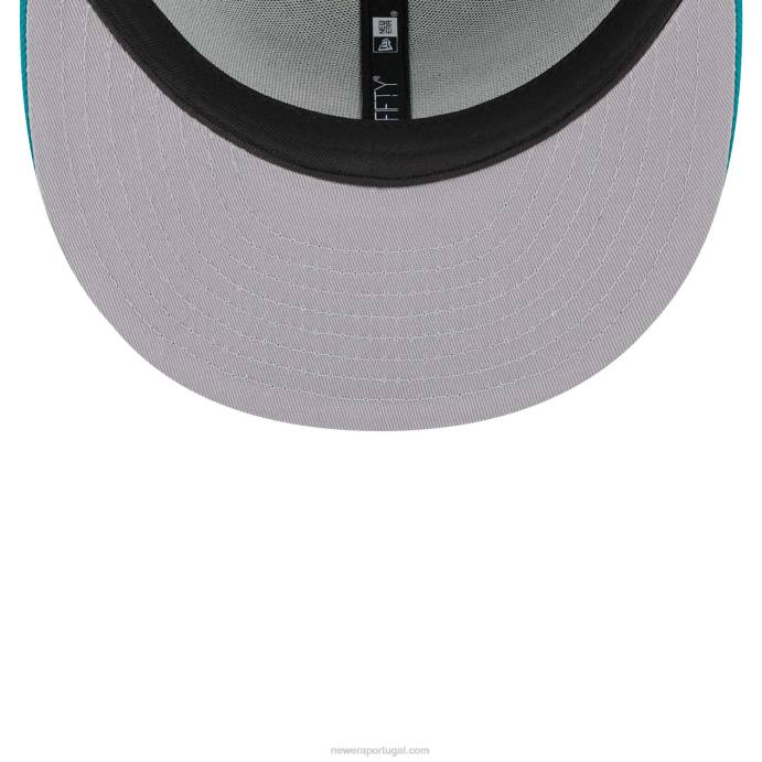 FFTN1277 New Era Boné texas rangers zodiac verde 59fifty ajustado