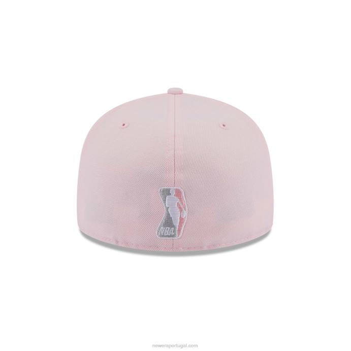 FFTN1278 New Era chicago bulls boné justo fantasia rosa claro 59fifty