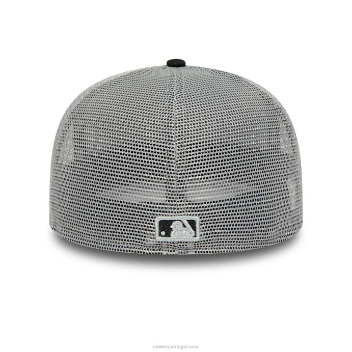 FFTN1280 New Era chicago white sox mlb prática de rebatidas boné preto 59fifty