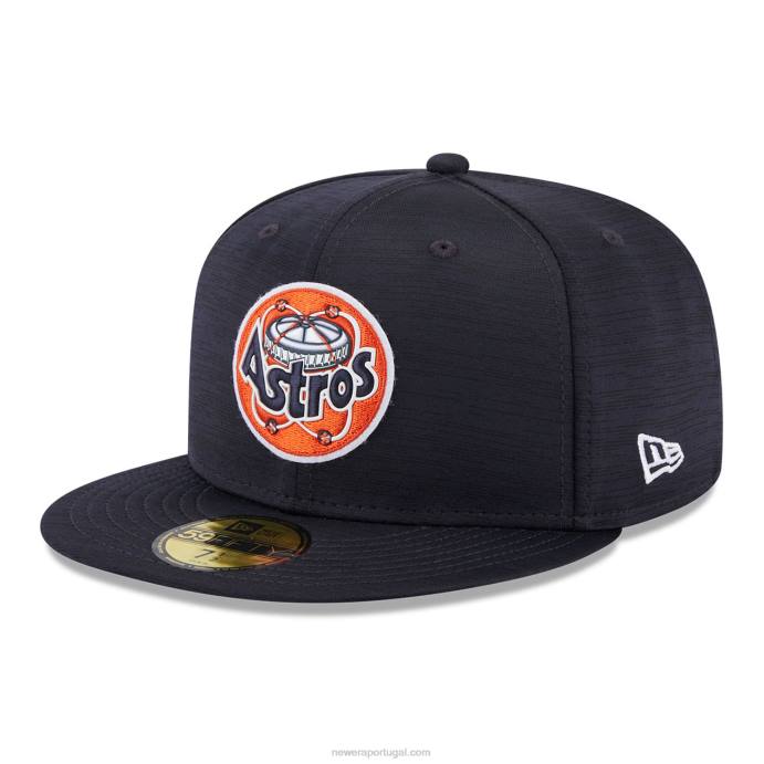 FFTN1281 New Era Boné houston astros mlb clubhouse azul 59fifty