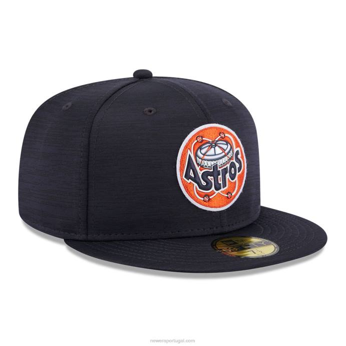 FFTN1281 New Era Boné houston astros mlb clubhouse azul 59fifty