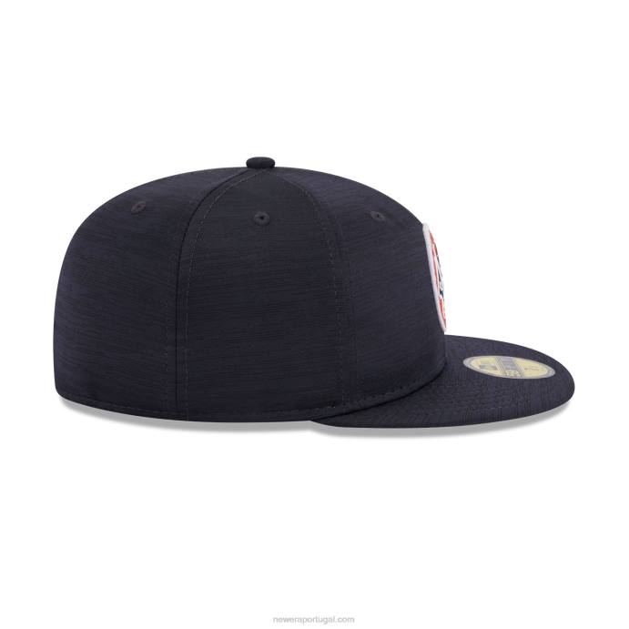 FFTN1281 New Era Boné houston astros mlb clubhouse azul 59fifty