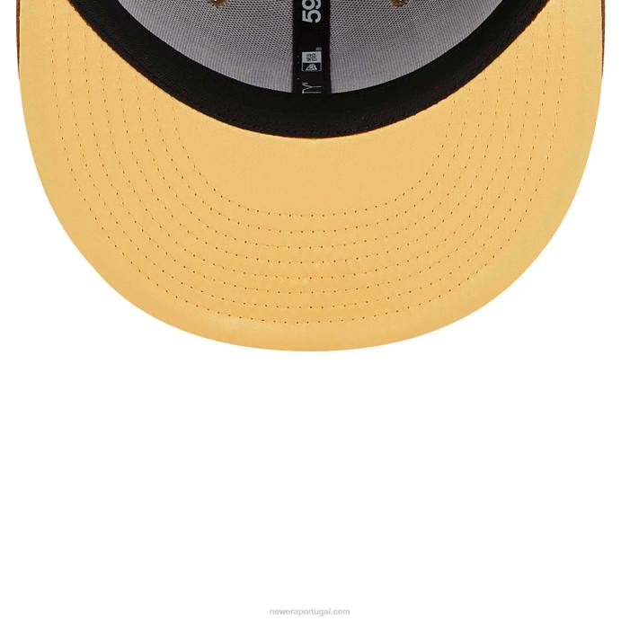 FFTN1282 New Era Boné chicago white sox tritone brown 59fifty