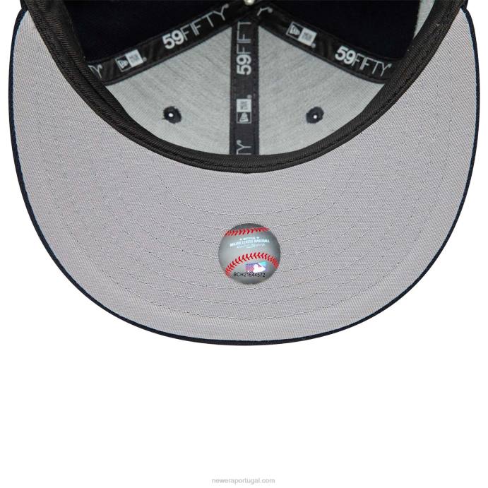 FFTN1285 New Era boton red sox stateview navy 59fifty boné justo