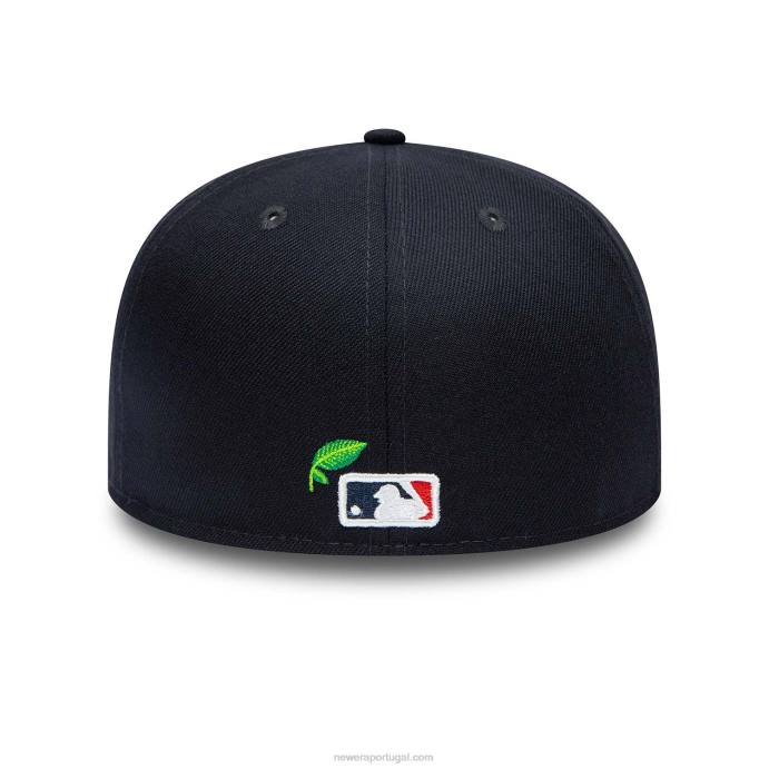 FFTN1285 New Era boton red sox stateview navy 59fifty boné justo