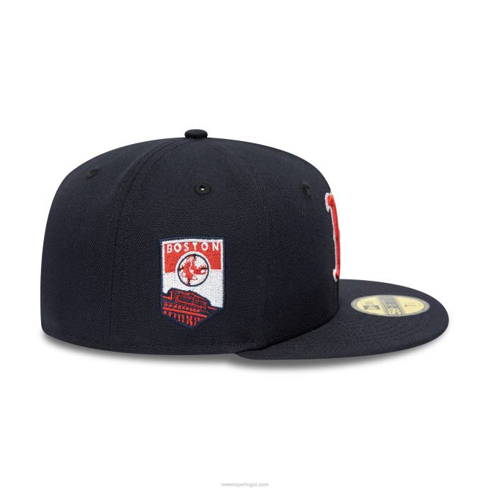 FFTN1286 New Era boston red sox estádio da liga americana navy 59fifty boné ajustado