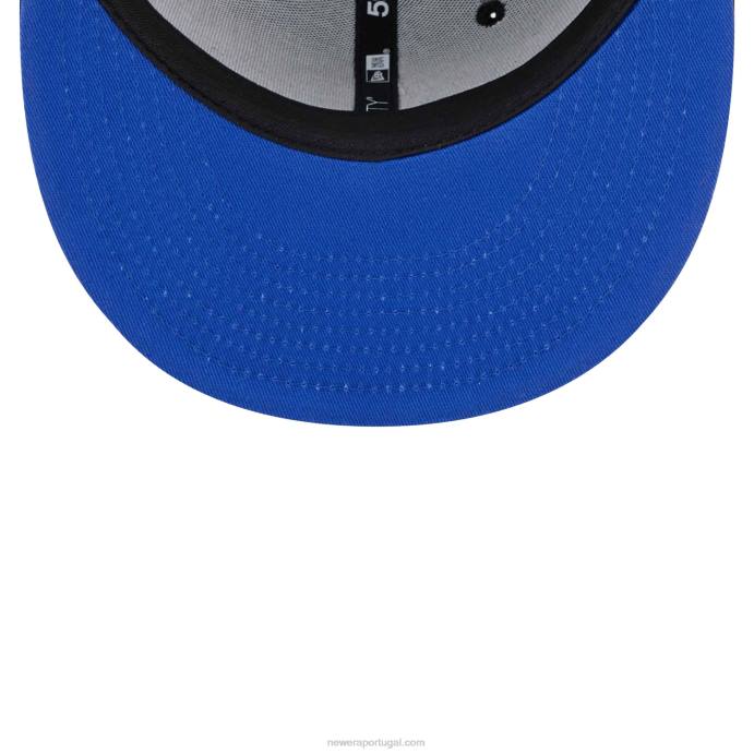FFTN1287 New Era New York Knicks NBA Elements Boné Preto 59Fifty