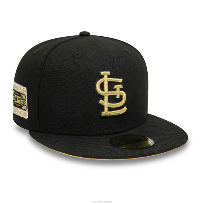 FFTN1288 New Era st. Louis Cardinals 2006 world series boné preto 59fifty