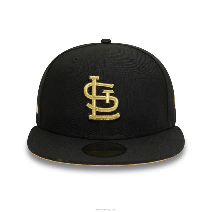 FFTN1288 New Era st. Louis Cardinals 2006 world series boné preto 59fifty