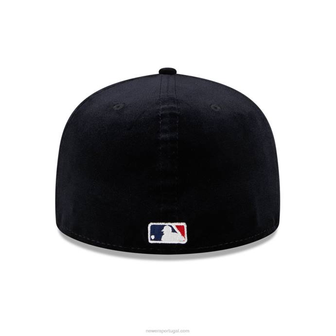 FFTN1290 New Era boné justo colorado rockies veludo preto 59fifty
