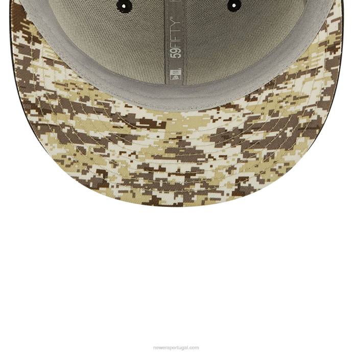 FFTN1299 New Era arizona cardeals saudação nfl para servir boné preto 59fifty