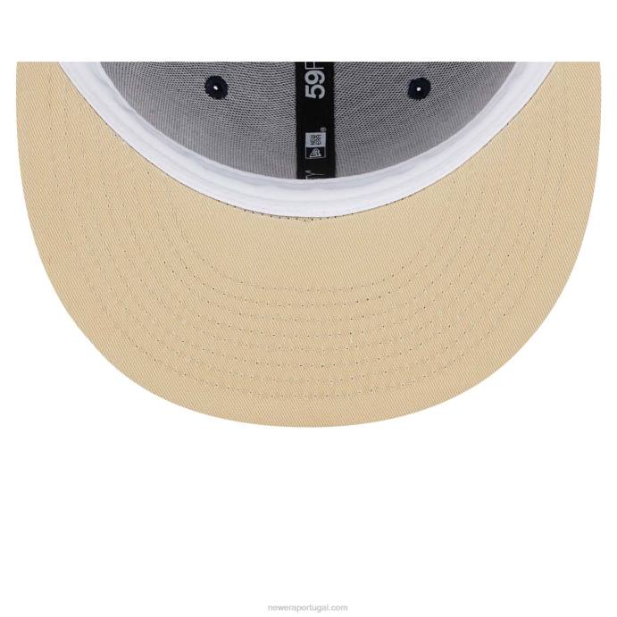 FFTN1300 New Era Boné Atlanta Braves Southwestern Navy 59Fifty