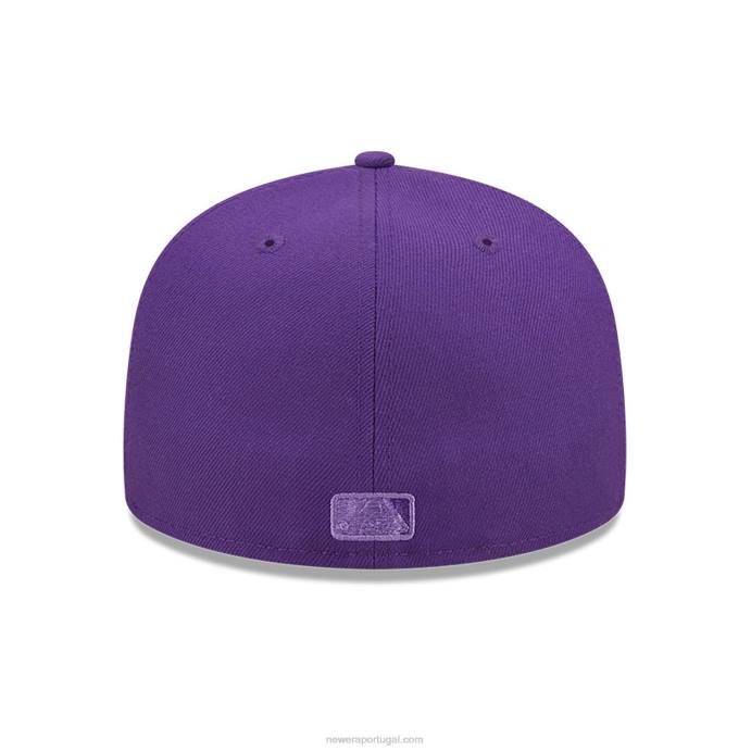 FFTN1301 New Era boné justo colorado rockies monocamo roxo 59fifty