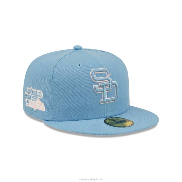 FFTN1304 New Era San Diego Padres Azul Pastel Boné 59Fifty