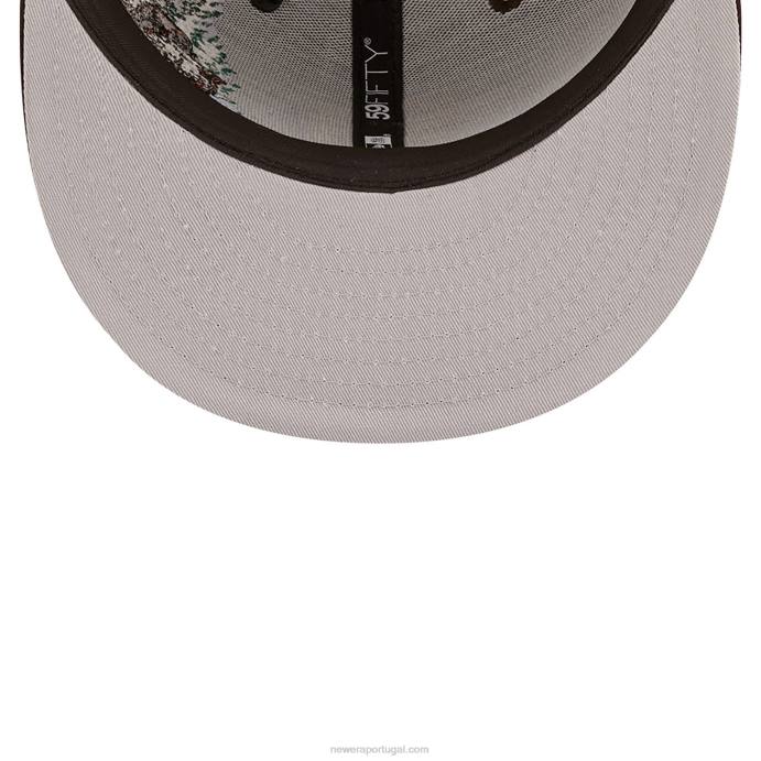 FFTN1305 New Era san diego boné padres state park marrom 59fifty