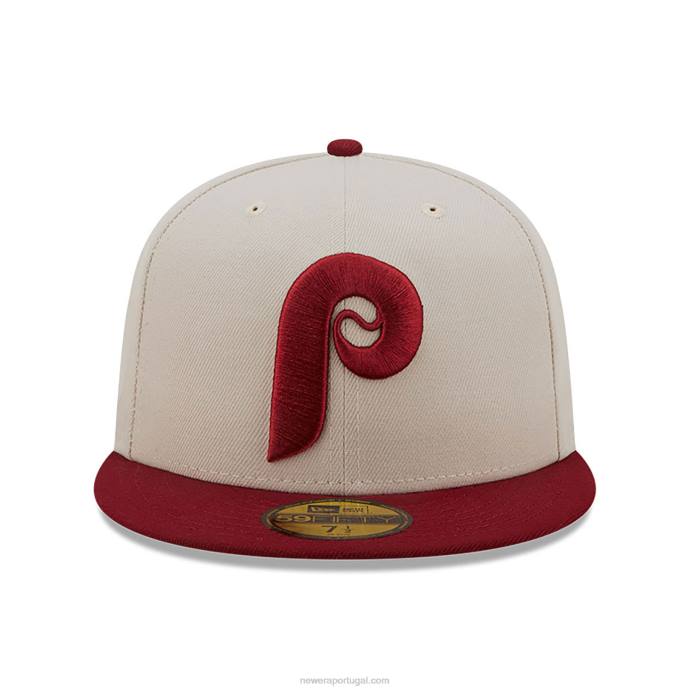 FFTN1307 New Era philadelphia phillies fall boné clássico branco 59fifty