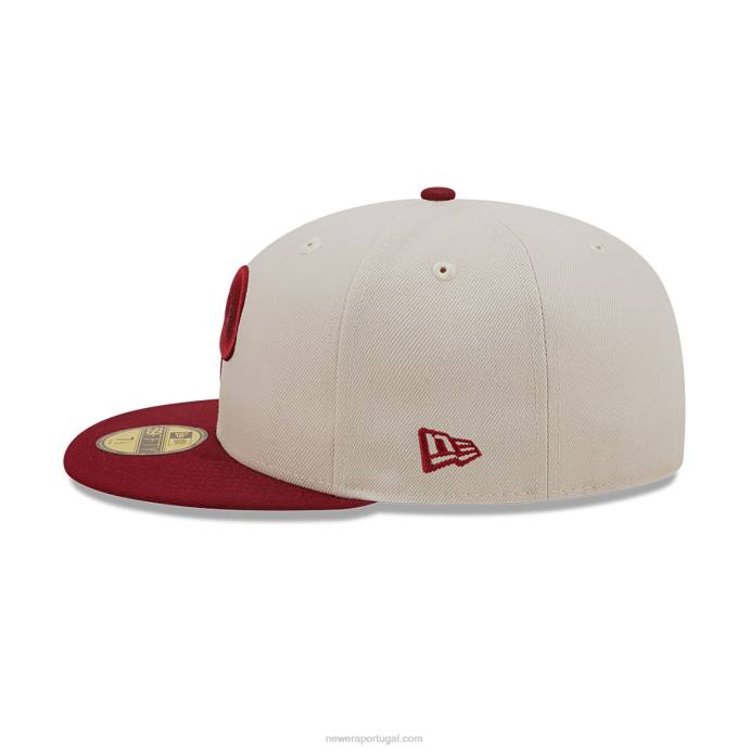 FFTN1307 New Era philadelphia phillies fall boné clássico branco 59fifty
