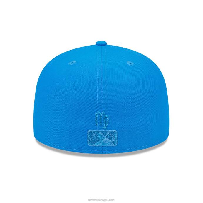 FFTN130 New Era las vegas aviators azul zodiac boné 59fifty ajustado
