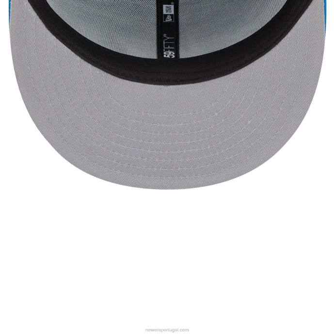 FFTN130 New Era las vegas aviators azul zodiac boné 59fifty ajustado