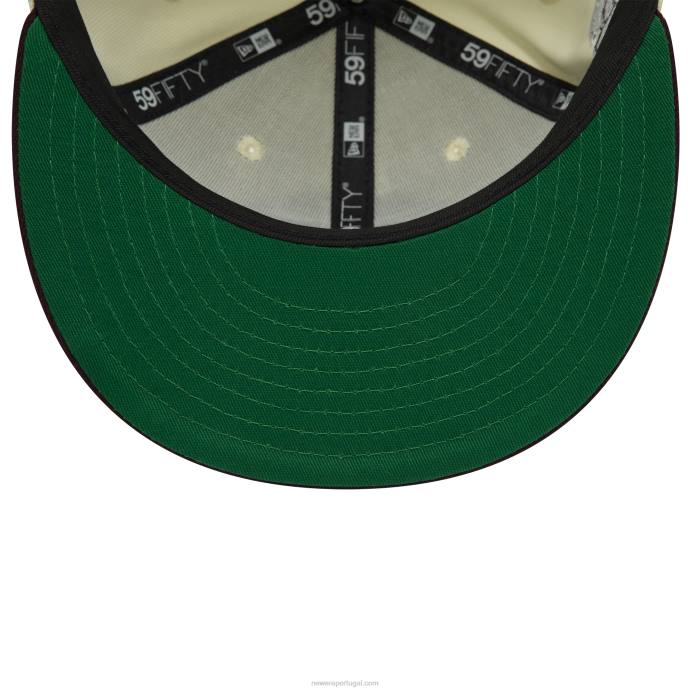 FFTN1310 New Era Boné chicago white sox 1917 world series chrome white 59fifty