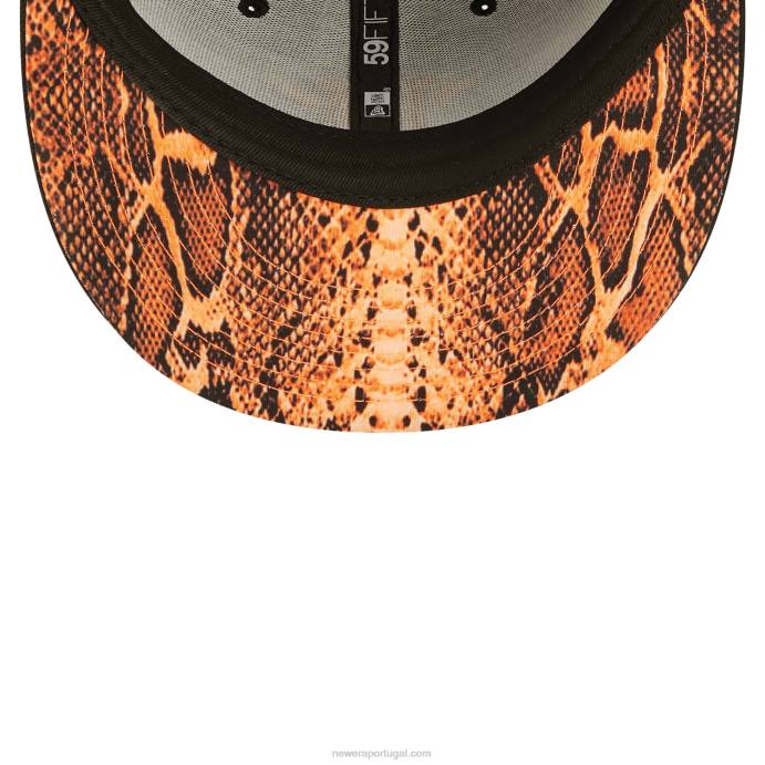 FFTN1317 New Era Boné Chicago White Sox Summer Pop Black 59Fifty