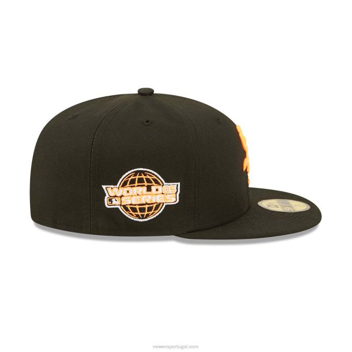 FFTN1317 New Era Boné Chicago White Sox Summer Pop Black 59Fifty