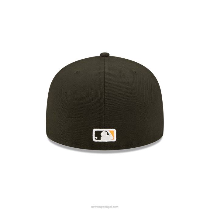 FFTN1317 New Era Boné Chicago White Sox Summer Pop Black 59Fifty