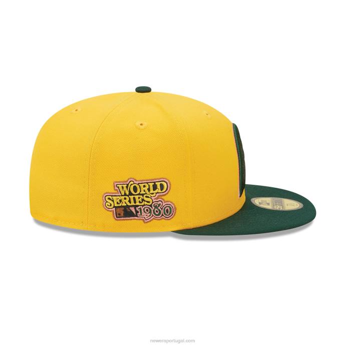 FFTN1318 New Era philadelphia phillies de volta às aulas boné amarelo 59fifty