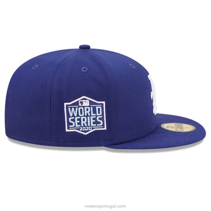 FFTN1323 New Era boné la dodgers comic cloud azul escuro 59fifty