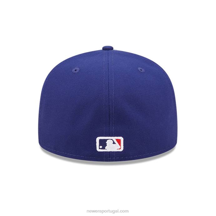 FFTN1323 New Era boné la dodgers comic cloud azul escuro 59fifty