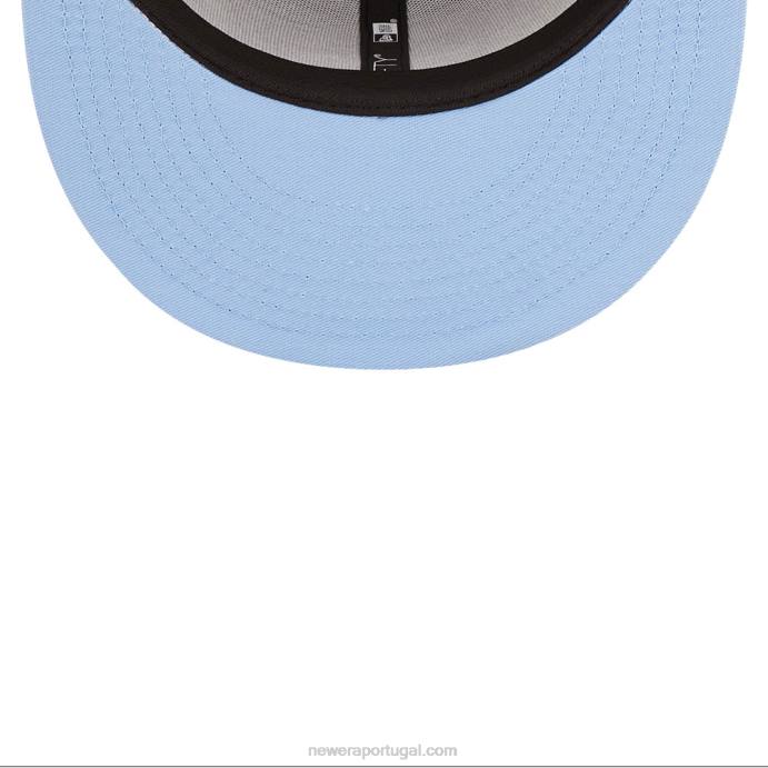 FFTN1323 New Era boné la dodgers comic cloud azul escuro 59fifty