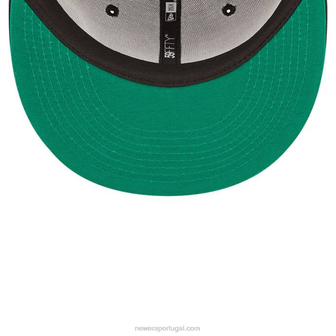 FFTN1324 New Era boton red sox mlb prismatic preto 59fifty boné justo