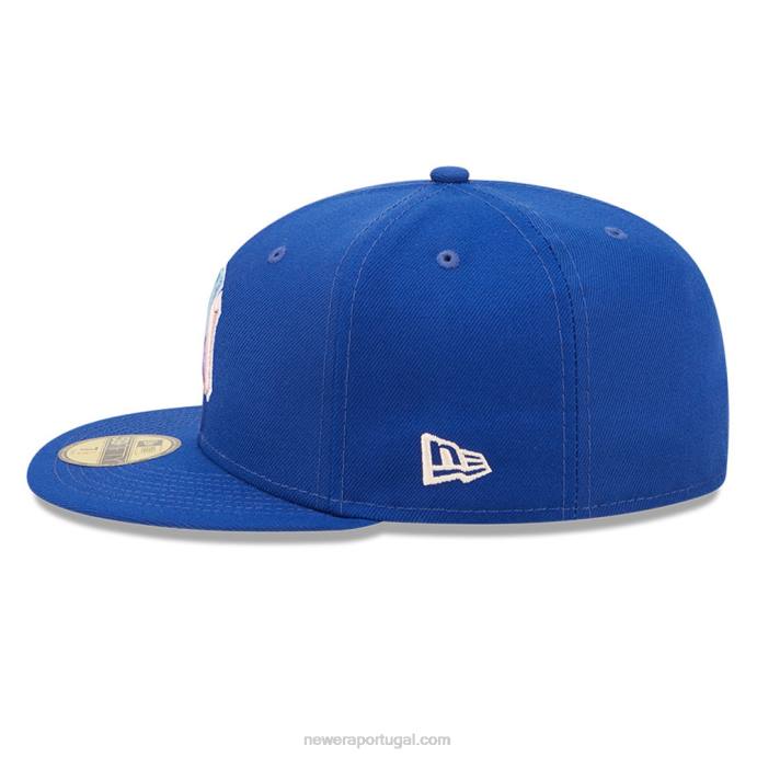 FFTN1325 New Era New York Yankees MLB Nightbreak Team Blue Boné 59 Fifty