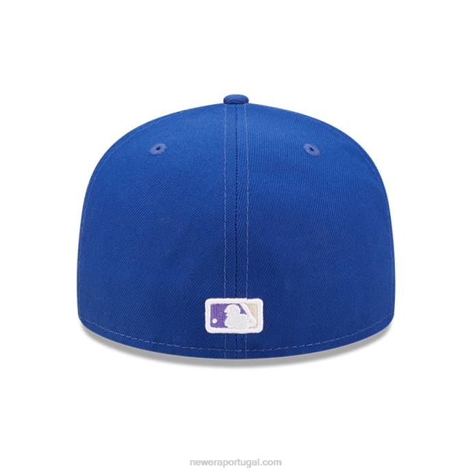FFTN1325 New Era New York Yankees MLB Nightbreak Team Blue Boné 59 Fifty