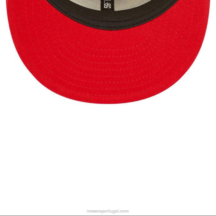 FFTN1327 New Era Boné kansas city chiefs nfl sideline 2022 branco 59fifty