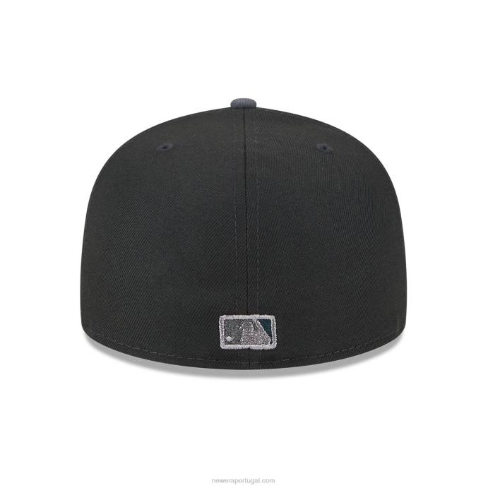 FFTN132 New Era Boné New York Yankees Planetary Black 59Fifty