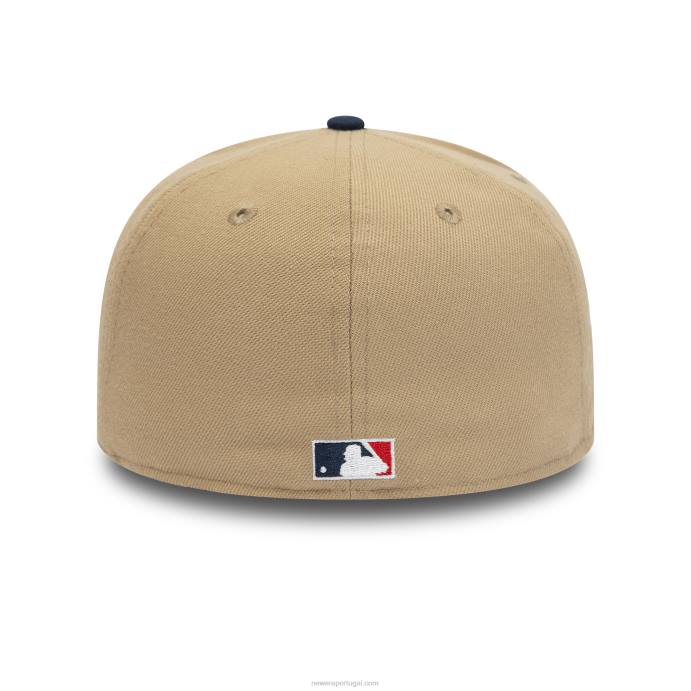 FFTN1333 New Era Boné Chicago White Sox Camel 59 Fifty