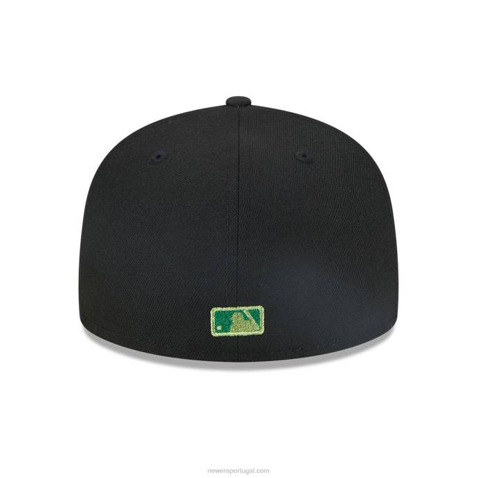 FFTN1334 New Era Boné boston red sox metálico pop preto 59fifty