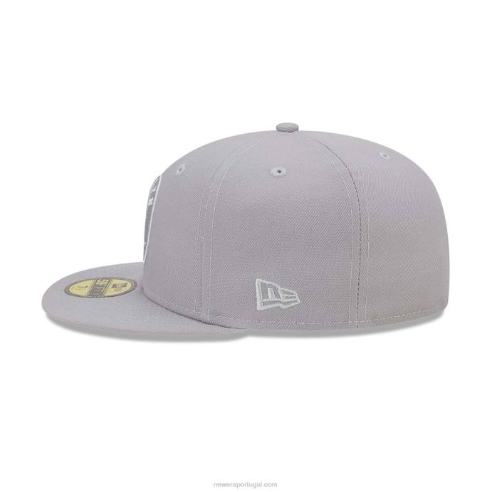 FFTN1336 New Era boné justo Brooklyn Nets Light Fantasy Grey 59Fifty