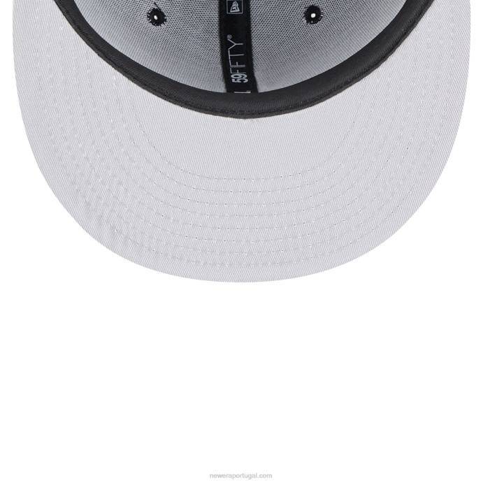 FFTN1337 New Era boné justo chicago white sox planetário preto 59fifty